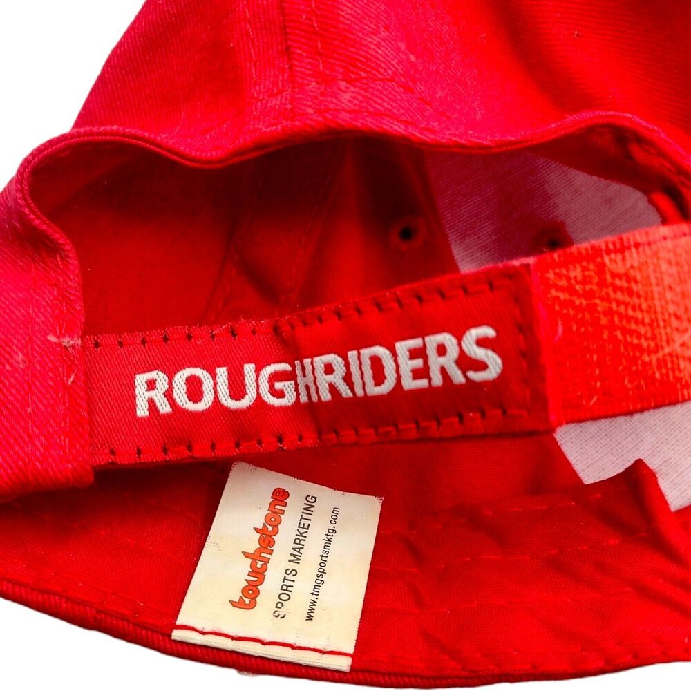 Vintag Frisco Rough Riders Baseball Cap Hat Red Texas Embroidered Adjustable - Picture 9 of 13